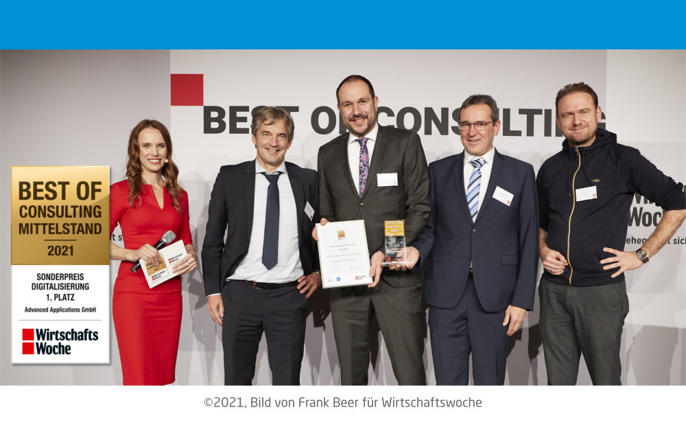 Best of Consulting award for Advanced Applications
