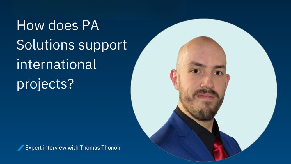 text how does pa solutions support international projects